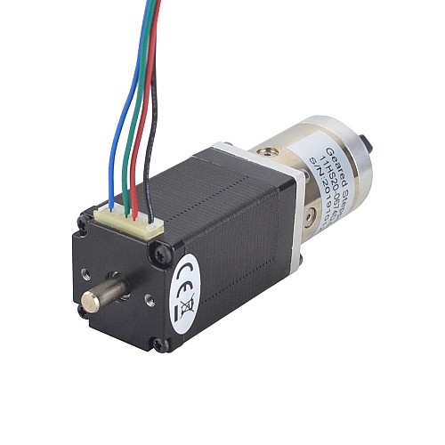 Nema 11 Dual Shaft Stepper Motor Bipolar L=51mm w/ Gear Ratio 14:1 Planetary Gearbox 9.5mm Rear Shaft Length - 11HS20-0674D-PG14-AR3 | StepperOnline AU