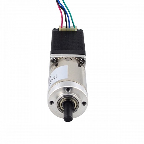 Nema 11 Stepper L=51mm w/ Rear Shaft & Screw Hole & Gear Ratio 51:1 Gearbox - 11HS20-0674D-PG51 | StepperOnline AU