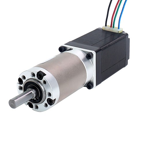 Nema 11 Stepper Motor Bipolar L=51mm w/ Gear Ratio 100:1 EG Series Planetary Gearbox - 11HS20-0704S-EGS100 | StepperOnline AU