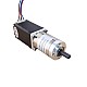 Nema 11 Stepper Motor 0.71A Bipolar L=51mm w/ Gear Ratio 100:1 Planetary Gearbox - 11HS20-0714S-PG100 | StepperOnline AU