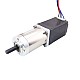 Nema 11 Stepper Motor 0.71A Bipolar L=51mm w/ Gear Ratio 100:1 Planetary Gearbox - 11HS20-0714S-PG100 | StepperOnline AU