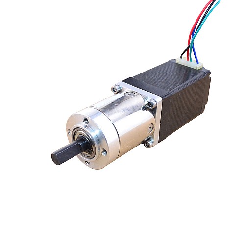 Nema 11 Stepper Motor 0.71A Bipolar L=51mm w/ Gear Ratio 14:1 Planetary Gearbox - 11HS20-0714S-PG14 | StepperOnline AU