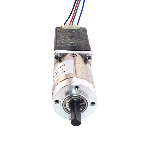 Nema 11 Stepper Motor 0.71A Bipolar L=51mm w/ Gear Ratio 50.9:1 Planetary Gearbox - 11HS20-0714S-PG51 | StepperOnline AU
