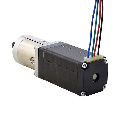 Nema 11 Stepper Motor Bipolar L=55mm w/ Gear Ratio 19:1 Planetary Gearbox - 11HS22-0904S-PG19 | StepperOnline AU