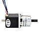 Nema 11 Stepper L=31mm w/ Rear Shaft & Gear Ratio 5:1 Planetary Gearbox - 11HS12-0674D-PG5 | StepperOnline AU