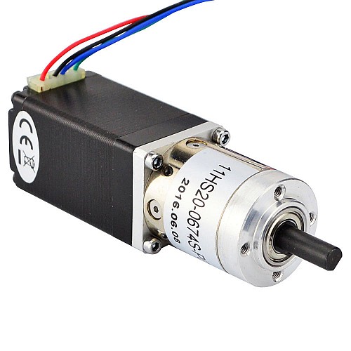 Nema 11 Stepper Motor Bipolar L=51mm w/ Gear Ratio 19:1 Planetary Gearbox - 11HS20-0674S-PG19 | StepperOnline AU
