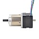 Nema 14 Dual Shaft Stepper Motor Bipolar L=28mm w/ Gear Ratio 19:1 Planetary Gearbox 9.5mm Rear Shaft Length - 14HS11-1004D-PG19-AR3 | StepperOnline AU