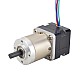 Nema 14 Dual Shaft Stepper Motor Bipolar L=28mm w/ Gear Ratio 19:1 Planetary Gearbox 9.5mm Rear Shaft Length - 14HS11-1004D-PG19-AR3 | StepperOnline AU