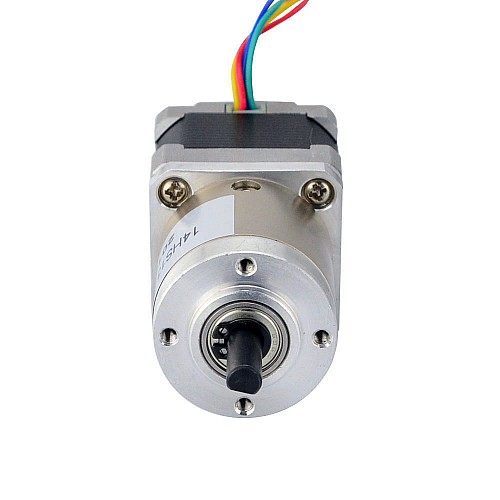 Nema 14 Stepper Motor Bipolar L=34mm w/ Gear Ratio 14:1 Planetary Gearbox - 14HS13-0804S-PG14 | StepperOnline AU