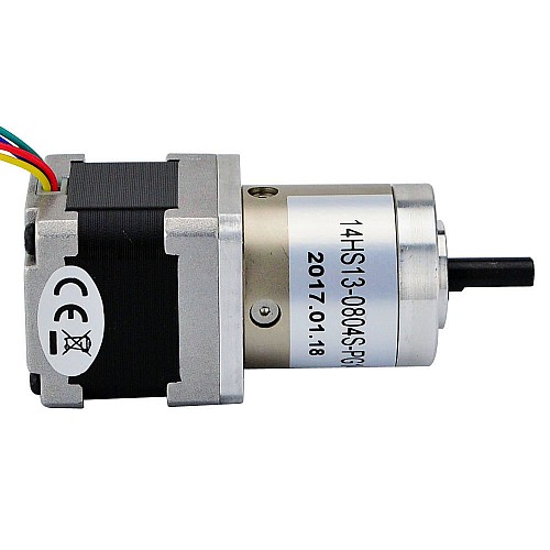 Nema 14 Stepper Motor Bipolar L=52mm w/ Gear Ratio 14:1 Planetary Gearbox - 14HS20-1504S-PG14 | StepperOnline AU