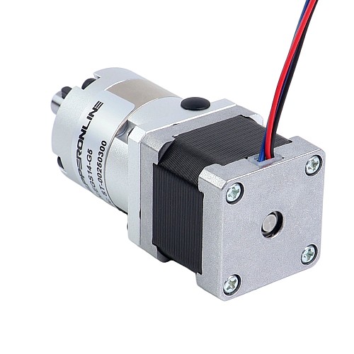 Nema 14 Stepper Motor Bipolar L=34mm w/ Gear Ratio 5:1 EG Series Planetary Gearbox - 14HS13-1004S-EGS5 | StepperOnline AU