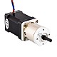 Nema 14 Stepper Motor Bipolar L=52mm w/ Gear Ratio 14:1 Planetary Gearbox - 14HS20-1504S-PG14 | StepperOnline AU