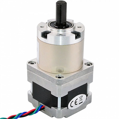 Nema 16 Stepper Motor Bipolar L=34mm w/ Gear Ratio 14:1 Planetary Gearbox - 16HS13-0604S-PG14 | StepperOnline AU