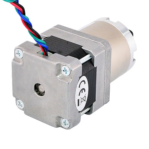 Nema 16 Stepper Motor Bipolar L=34mm w/ Gear Ratio 14:1 Planetary Gearbox - 16HS13-0604S-PG14 | StepperOnline AU