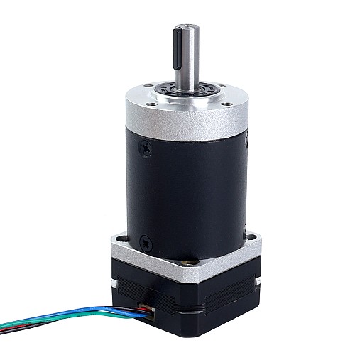 Nema 17 Stepper Motor Bipolar L=20.5mm w/ Gear Ratio 100:1 Planetary Gearbox - 17HS08-1004S-HG100 | StepperOnline AU