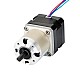 Nema 17 Stepper Motor Bipolar L=34mm w/ Gear Ratio 27:1 Planetary Gearbox - 17HS13-0404S-PG27 | StepperOnline AU
