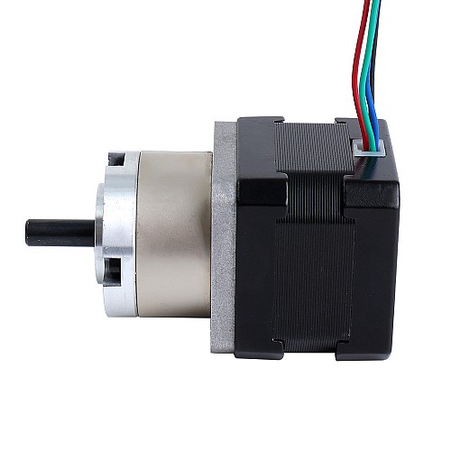 Nema 17 Stepper Motor Bipolar L=34mm w/ Gear Ratio 5:1 Planetary Gearbox with 300mm Cable & Connector - 17HS13-0404S-PG5-C4 | StepperOnline AU