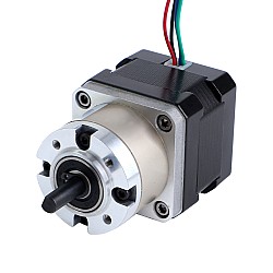 Nema 17 Stepper Motor Bipolar L=34mm w/ Gear Ratio 5:1 Planetary Gearbox with 300mm Cable & Connector