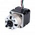 Nema 17 Stepper Motor Bipolar L=34mm w/ Gear Ratio 5:1 Planetary Gearbox with 300mm Cable & Connector