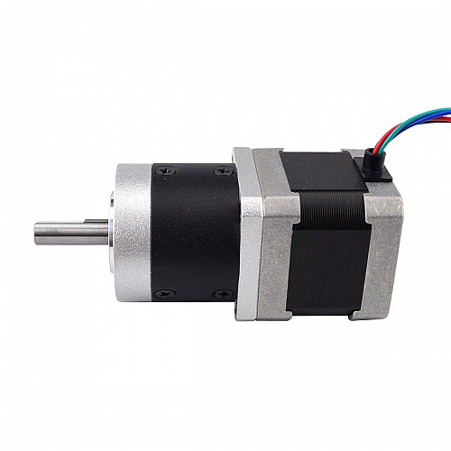 Nema 17 Stepper Motor L=39mm Gear Ratio 10:1 High Precision Planetary Gearbox - 17HS15-0404S-HG10 | StepperOnline AU
