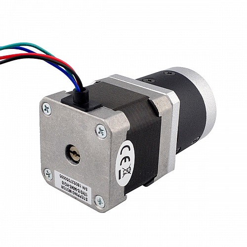Nema 17 Stepper Motor L=39mm Gear Ratio 10:1 High Precision Planetary Gearbox - 17HS15-0404S-HG10 | StepperOnline AU