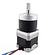 Nema 17 Stepper Motor L=39mm Gear Ratio 10:1 High Precision Planetary Gearbox - 17HS15-0404S-HG10 | StepperOnline AU