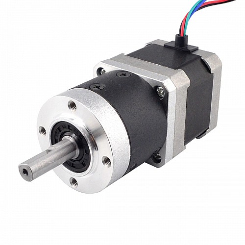 Nema 17 Stepper Motor L=39mm Gear Ratio 10:1 High Precision Planetary Gearbox - 17HS15-0404S-HG10 | StepperOnline AU
