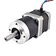 Nema 17 Stepper Motor L=39mm Gear Ratio 10:1 High Precision Planetary Gearbox - 17HS15-0404S-HG10 | StepperOnline AU