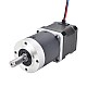 Nema 17 Dual Shaft Stepper Motor L=39mm Gear Ratio 50:1 High Precision Planetary Gearbox 9.5mm Rear Shaft Length - 17HS15-1684D-HG50-AR3 | StepperOnline AU