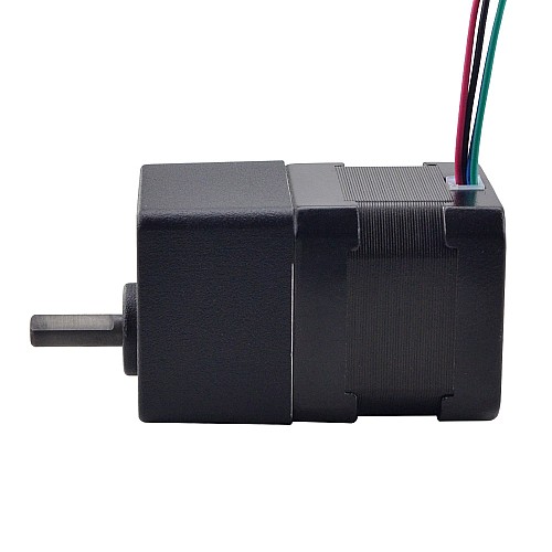 Nema 17 Stepper Motor Spur Gearbox Gear Ratio 10:1 - 17HS15-1684S-SG10 | StepperOnline AU