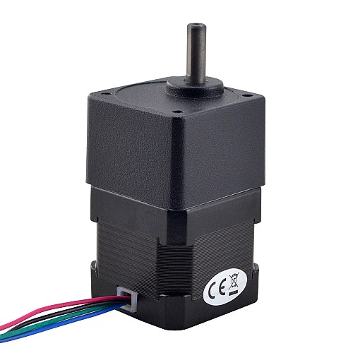 Nema 17 Stepper Motor Spur Gearbox Gear Ratio 10:1 - 17HS15-1684S-SG10 | StepperOnline AU