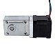 Nema 17 Stepper Motor L=39mm 1.68A Gear Ratio 40:1 Square Worm Geabox - 17HS15-1684S-WG40 | StepperOnline AU