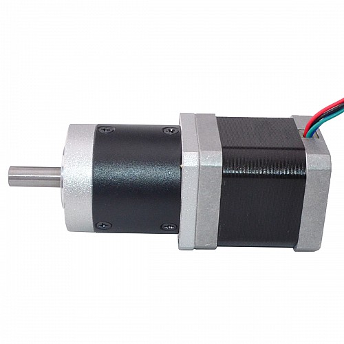 Nema 17 Stepper Motor L=48mm Gear Ratio 20:1 High Precision Planetary Gearbox - 17HS19-1684S-HG20 | StepperOnline AU