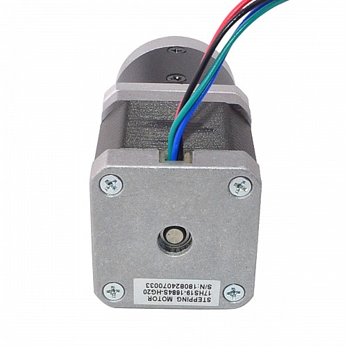 Nema 17 Stepper Motor L=48mm Gear Ratio 20:1 High Precision Planetary Gearbox - 17HS19-1684S-HG20 | StepperOnline AU