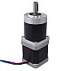 Nema 17 Stepper Motor L=48mm Gear Ratio 20:1 High Precision Planetary Gearbox - 17HS19-1684S-HG20 | StepperOnline AU