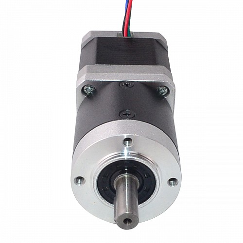 Nema 17 Stepper Motor L=48mm Gear Ratio 20:1 High Precision Planetary Gearbox - 17HS19-1684S-HG20 | StepperOnline AU
