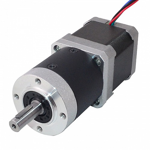Nema 17 Stepper Motor L=48mm Gear Ratio 50:1 High Precision Planetary Gearbox - 17HS19-1684S-HG50 | StepperOnline AU