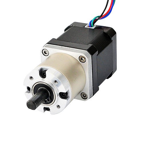 Nema 17 Stepper Motor Bipolar L=48mm w/ Gear Ratio 27:1 Planetary Gearbox - 17HS19-1684S-PG27 | StepperOnline AU