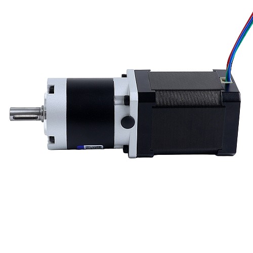 Nema 17 Stepper Motor Bipolar L=60mm w/ Gear Ratio 100:1 MG Series Planetary Gearbox - 17HS24-2104S-MG100 | StepperOnline AU
