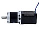 Nema 17 Stepper Motor Bipolar L=60mm w/ Gear Ratio 100:1 MG Series Planetary Gearbox - 17HS24-2104S-MG100 | StepperOnline AU