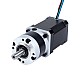 Nema 17 Stepper Motor Bipolar L=60mm w/ Gear Ratio 5:1 MG Series Planetary Gearbox - 17HS24-2104S-MG5 | StepperOnline AU