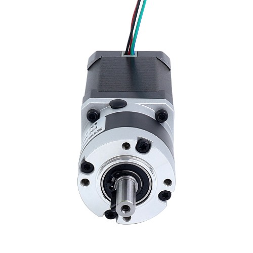 Nema 17 Stepper Motor Bipolar L=60mm w/ Gear Ratio 5:1 MG Series Planetary Gearbox - 17HS24-2104S-MG5 | StepperOnline AU