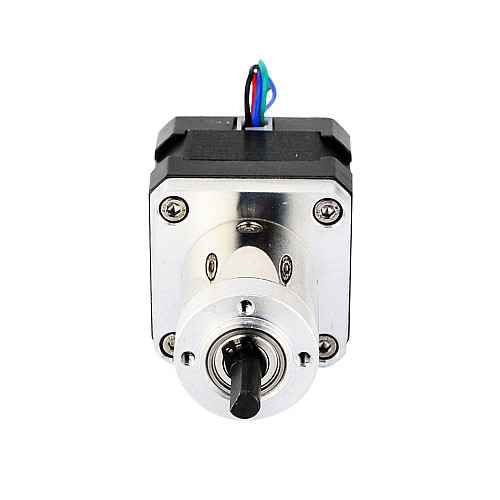 Nema 17 Stepper Bipolar L=34mm w/ Gear Ratio 27:1 Small Planetary Gearbox - 17HS13-0404S-CG27 | StepperOnline AU