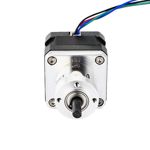 Nema 17 Stepper Bipolar L=34mm w/ Gear Ratio 5:1 Small Planetary Gearbox - 17HS13-0404S-CG5 | StepperOnline AU
