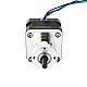 Nema 17 Stepper Bipolar L=34mm w/ Gear Ratio 5:1 Small Planetary Gearbox - 17HS13-0404S-CG5 | StepperOnline AU