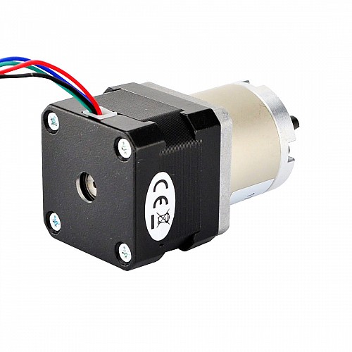 Nema 17 Stepper Motor Bipolar L=34mm w/ Gear Ratio 27:1 Planetary Gearbox - 17HS13-0404S-PG27 | StepperOnline AU