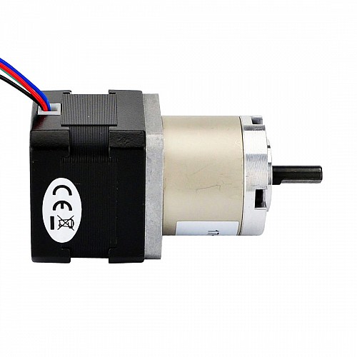 Nema 17 Stepper Motor Bipolar L=34mm w/ Gear Ratio 27:1 Planetary Gearbox - 17HS13-0404S-PG27 | StepperOnline AU