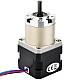 Nema 17 Stepper Motor Bipolar L=34mm w/ Gear Ratio 27:1 Planetary Gearbox - 17HS13-0404S-PG27 | StepperOnline AU