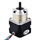 Nema 17 Stepper Motor Bipolar L=34mm w/ Gear Ratio 5:1 Planetary Gearbox - 17HS13-0404S-PG5 | StepperOnline AU