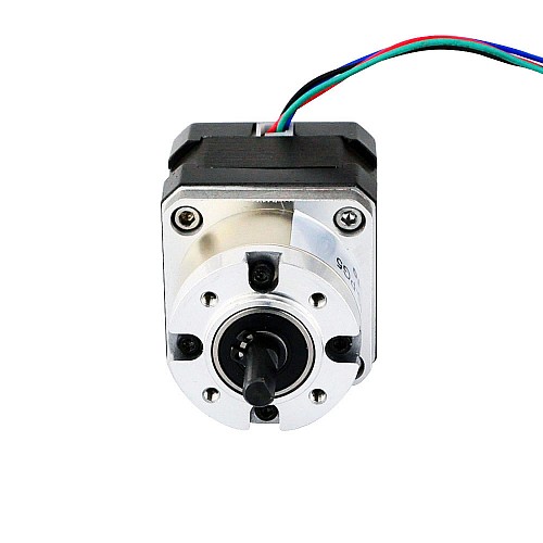 Nema 17 Stepper Motor Bipolar L=34mm w/ Gear Ratio 5:1 Planetary Gearbox - 17HS13-0404S-PG5 | StepperOnline AU